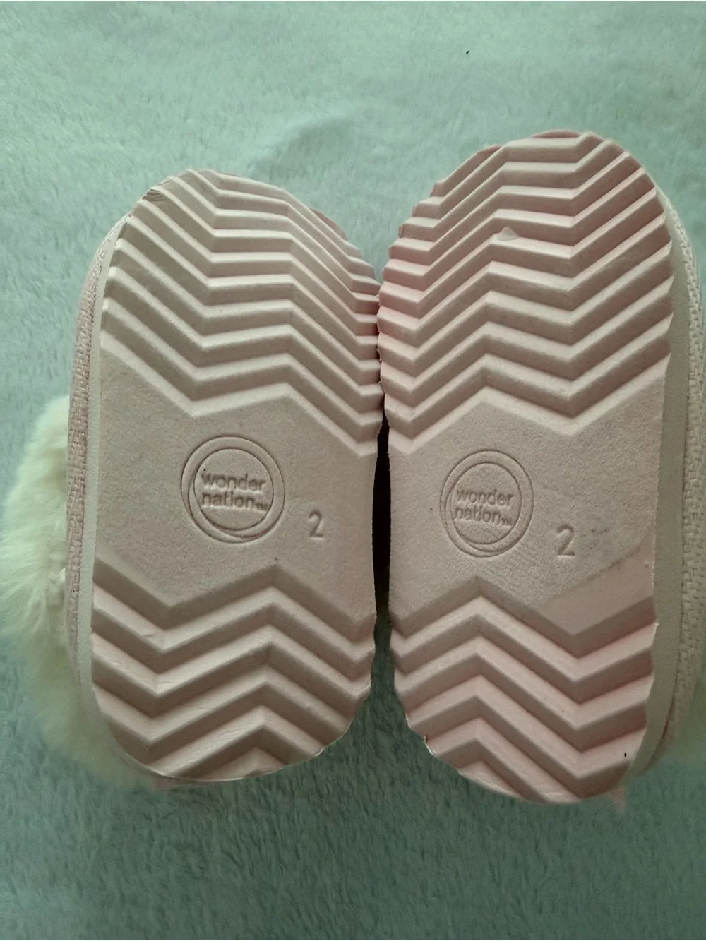 Kids Pink Faux Fur Lined Slippers
